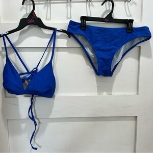 Blue bikini size medium